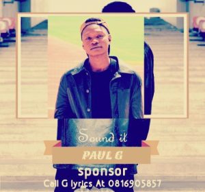 MUSIC : Paul G- Sound it